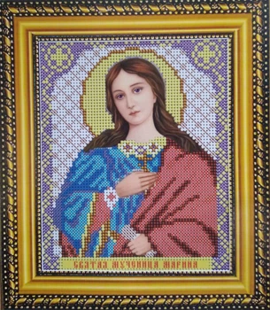 Набір для вишивки бісером ArtWork ікона Свята Мучениця Свята Мучениця Марина VIA 5075