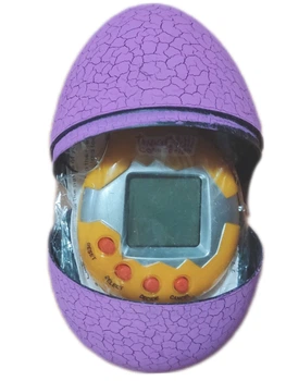 Тамагочі класичний Tamagotchi (жовтий у бузковому яйці)