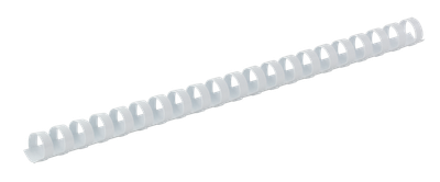 Пружины пластиковые Buromax 14мм белый 100шт (BM.0504-12)