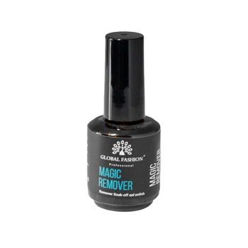 Рідина для зняття гель-лаку Global Fashion Magic Remover 15 мл