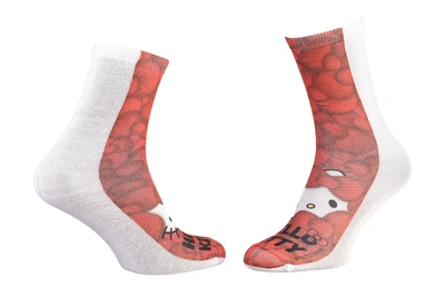 Носки Hello Kitty Cachee 1-pack 36-41 red 17890735-1 – Брендовая