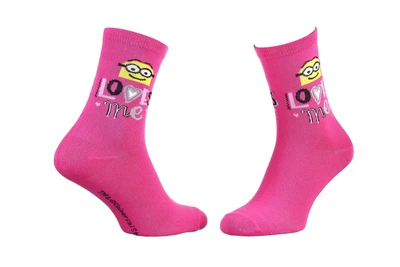 Носки Minions Minion Loves Me 1-pack 36-41 dark pink 13890131-3