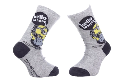 Носки Minions Hello London 27-30 gray 37014-1