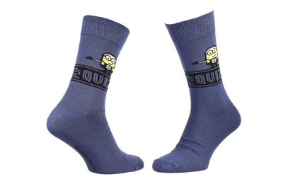 Носки Minions Minion Pop Quiz 1-pack 43-46 blue-blue 93153667-4