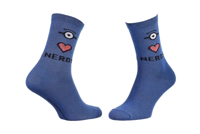 Носки Minions Heart Eye Nerds 1-pack 36-41 denim 13890131-2