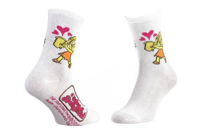 Носки The Simpsons Lisa And Saxo 1-pack 35-41 white 13057681-2