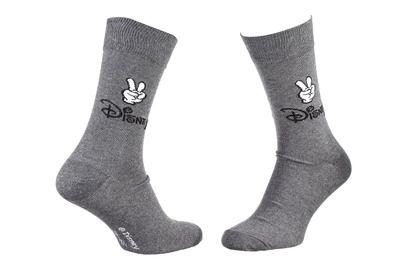 Носки Disney Mickey Logo Disney And Main Mickey 1-pack 39-42 light gray 93154962-1