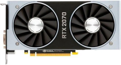 Видеокарта Nvidia RTX 2070 8Gb Founders Edition (8 Гб, GDDR6, 256 бит, PCI Express 3.0 x16), б/в