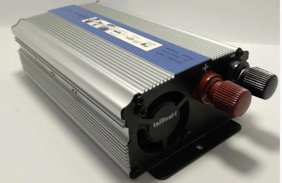 Автомобільний інвертор LaiRun 12V 220V 1000W Сріблястий
