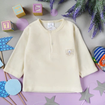 Кофта велюр для мальчика Hawk Kids 3310 56 см Жёлтый