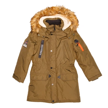 Куртка зимова для хлопчика Anernuo S-1664 130 см Хакі