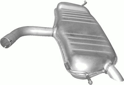 Глушник POLMO VW Touran 1.6 FSi 01/05-01/07 (30.154)-(850328) (Polmo-30.154)