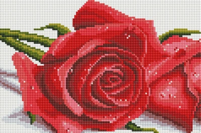 Набір для алмазної мозаїки ColorArt Троянди 20x30 DT703