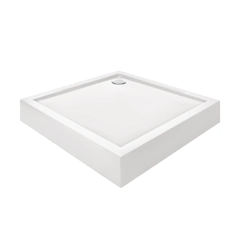 Душовий піддон Qtap Tern 301112 100x100x12 см + сифон (TERN301112)