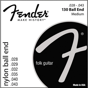 Струни для класичної гітари Fender 130 Ball End