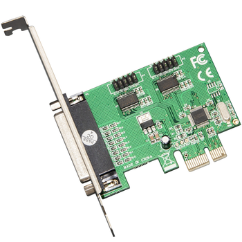 Контроллер Frime WCH382L (ECF-PCIto2S1PWCH382.LP) PCI-E-1xRS232+1xLTP