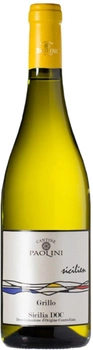 Вино Paolini Grillo Sicilia DOC белое сухое 0.75 л 12% (8017437001298)