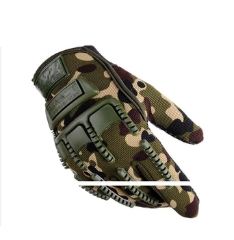 Перчатки тактические RUIN HAWK в стиле милитари камуфляж М 03225