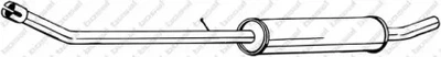 Глушник Bosal передній Dacia Duster 10- (BO0103) (284-637)