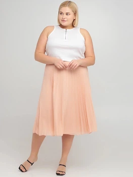 Кежуал однотонна спідниця ASOS ASH120619-4 XL (62857XL) Персиковий