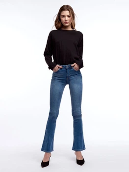 Укороченные джинсы "Natasha" ginatricot 81521 S (96799S) Синий