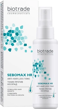 Тонізуючий лосьйон проти випадіння волосся Biotrade Sebomax HR 75 мл (3800221842123)