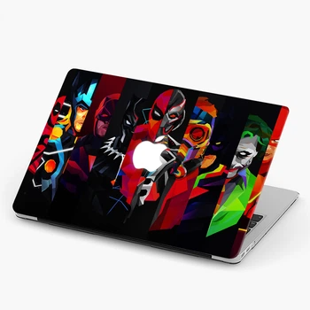 Чехол пластиковый для Apple MacBook Pro 16 A2141 Марвел и ДиСи (Marvel and DC) макбук про case hard cover (9494-1693)