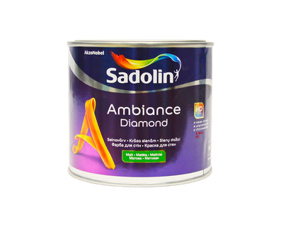 Акрилатна фарба SADOLIN AMBIANCE DIAMOND інтер'єрна транспарентна (база ВС) 0,465 л