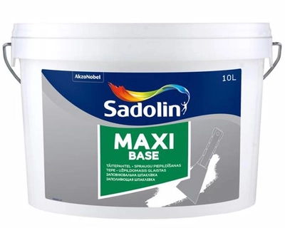 Шпаклівка дисперсійна SADOLIN MAXI BASE стартова світло-сіра 10л