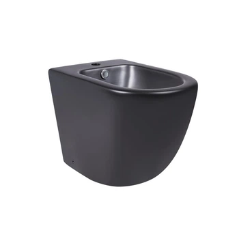 Біде підлогове Qtap Robin 575x370x410 Matt black QT13442141CMB