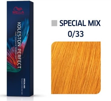 Краска для волос Wella Koleston Special Mix 0/33 Микстон Золотистый интенсивный 60 мл