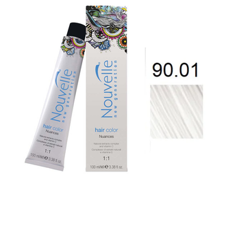 Краска для волос Nouvelle Hair Color 90.01 платина 100 мл
