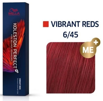 Краска для волос Wella Koleston Vibrant Reds 6/45 Темный блонд красный махагоновый Темно-красный гранат 60 мл