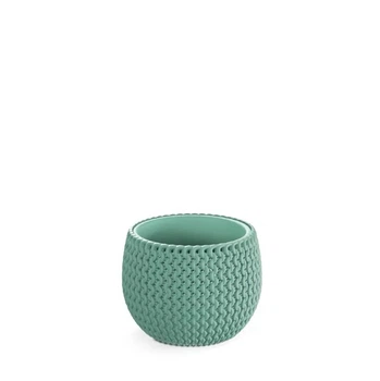 Горшек круглый Splofy Bowl с вкладышем, 150мм Шалфей (DKSP150-623U)