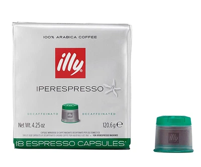 Кофе в капсулах Illy IperEspresso Decaffeinated пак. из фольги - 18 шт