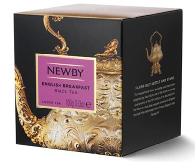 Черный чай Newby Английский завтрак 100 г картон (220050)