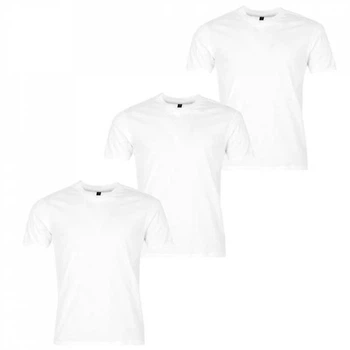 Футболка Donnay Three Pack V Neck White, XL (50) (10098843)