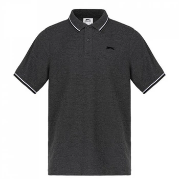 Поло Slazenger Tipped Charcoal Marl, S (44) (10212666)