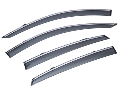 Дефлекторы окон (ветровики) SUN VISORS с металлической вставкой Lexus RX 2016 DM-17 METAL