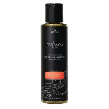 Масажна олія Sensuva - Me&You Wild Passion Fruit & Island Guava з феромонами (125 мл)