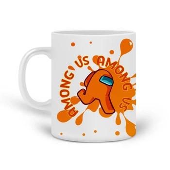 Кружка Амонг Ас Оранжевый (Among Us Orange) (20259-2408) Керамика Белый