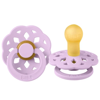 Пустушка латексна BIBS Boheme Violet Sky 0-6 міс., розмір 1
