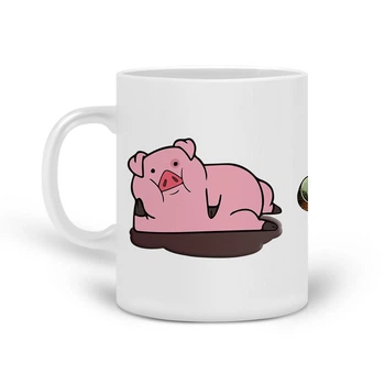 Кружка Гравити Фолз Пухля (Gravity Falls Waddles) (20259-2626) Керамика Белый