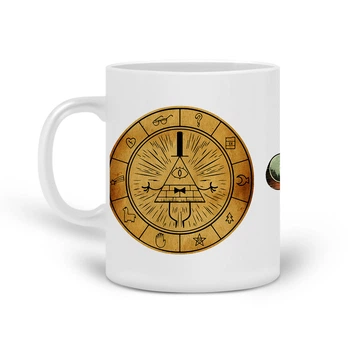 Кружка Гравити Фолз Билл Шифр (Gravity Falls Bill Cipher) (20259-2627) Керамика Белый