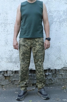 Тактична майка, футболка чоловіча олива розмір 60 (BEZ-2209)