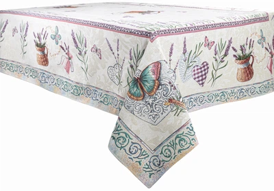 Скатертина гобеленова Lefard Home Textile Lavander 140х320 см (8407007321732)