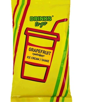 Сухая смесь для приготовления шейка и мороженого со вкусом Грейпфрута GRAPEFRUIT 1 кг