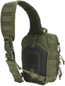 Тактическая сумка-рюкзак Brandit-Wea US Cooper Sling Medium (8036-1-OS) Olive (4051773082454)