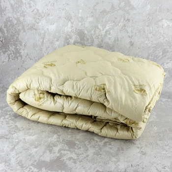 Одеяло закрытое овечья шерсть (Микрофибра) PURE WOOL Полуторное 145х210 55080