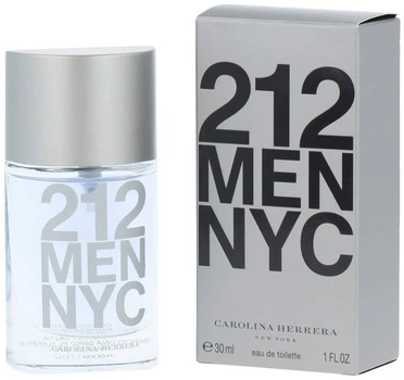 Туалетная вода для мужчин Carolina Herrera 212 Men Nyc 30 мл (8411061341803)